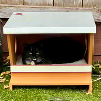 Image 2 of Outdoor Cat House “Palm Springs Meowtel”