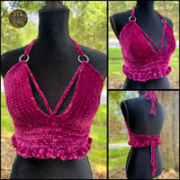 Image 1 of M/L Eclipse Corset Top