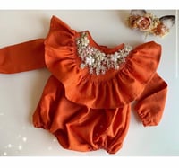 Autumn sage romper 