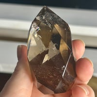 Image 5 of Smoky Quartz Faceted Flame (32A)