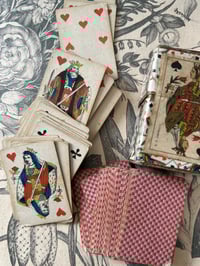 Image 1 of Très ancienne boîte de 2 jeux de patience miniatures, Grimaud, début 1800!