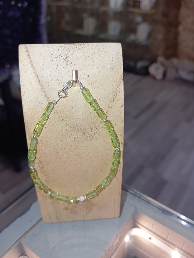 Bracelet péridot 2