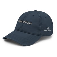 Image 5 of Giving up is gay Distressed Hat