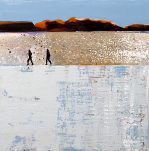 Image of Disappearing sun over Eigg - Arisaig Scotland