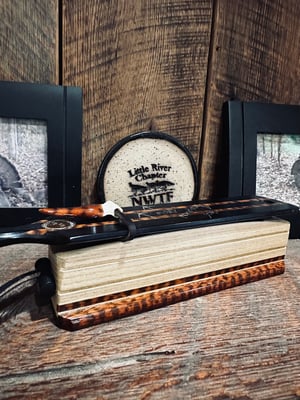 Image of Black Dymondwood/Sassafras with snakewood inlay