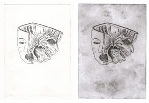 Image of Hand Printed Etching A4 Rustic (SOLD OUT)