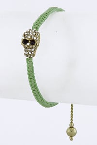 Image of Braided Skull Bracelet