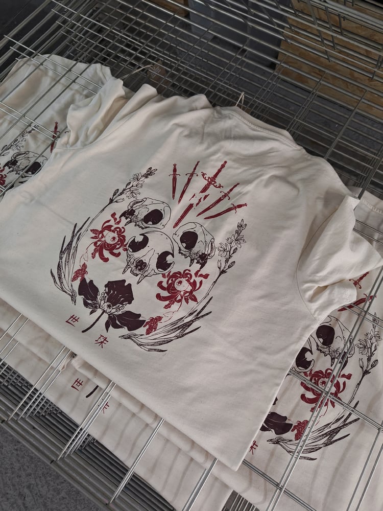 Image of Cat skull T-shirt 