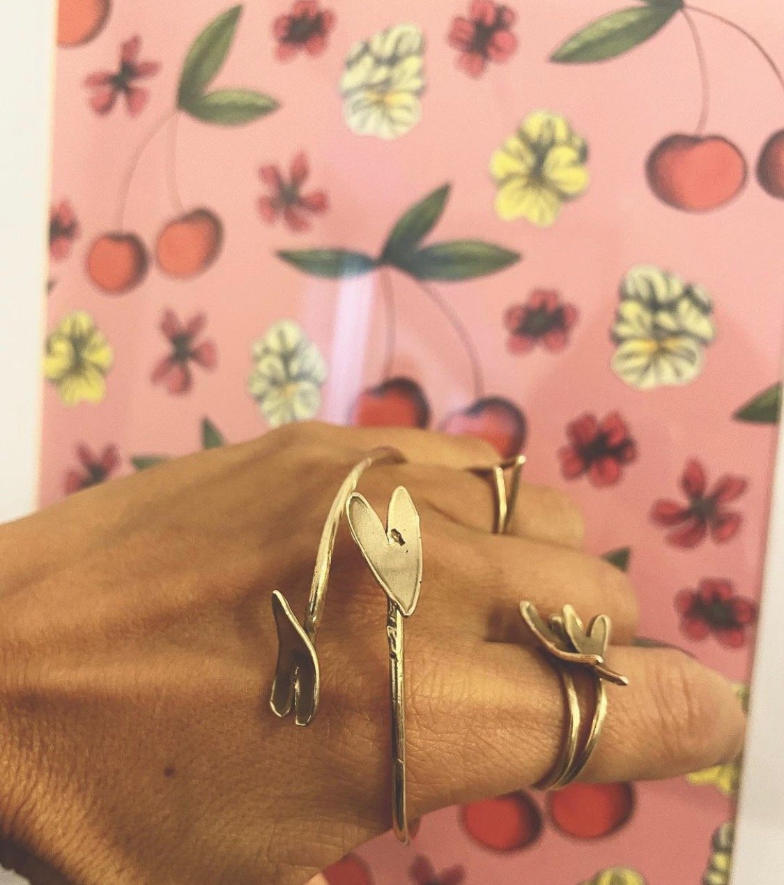Image of Bangle cuori volanti