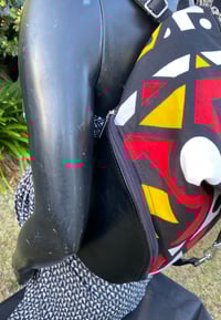 Image 3 of Designs By IvoryB Backpack Samakaka Ankara African Print