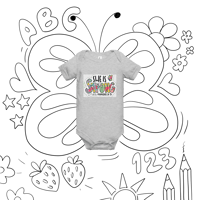 Image 5 of Baby short sleeve one piece (SHE IS STRONG)