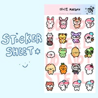 Image 4 of Miniteen Clear Sticker Sheet