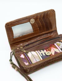 Image 5 of Syrian Leather Clutch Bags Geometric Print