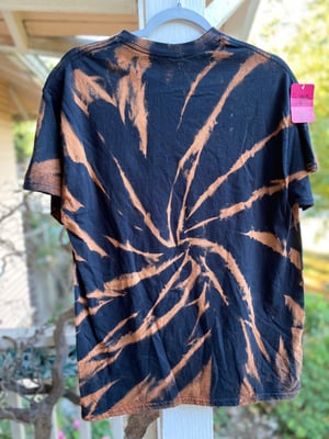 Image of LARGE Lets Go Girls Orca Bleach Dye Shirt 1