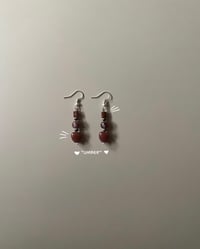 Handmade Bead Earrings - “Umber”