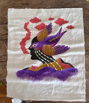 I AM A BIRD original painting