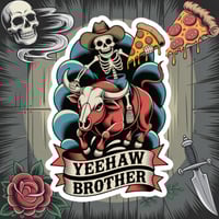 Image 3 of Yeehaw Vinyl Sticker