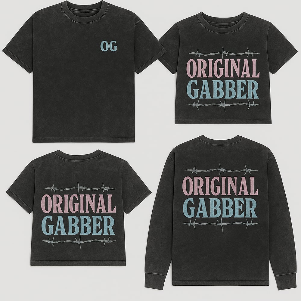 Image of Original Gabber Tee & Sweatshirt 