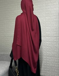 Image 1 of Burgandy Modal Hijab