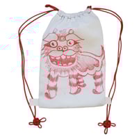 Image 2 of Lucky Lion Dance Drawstring Backpack V3