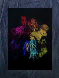 Ghostie A4 colour wheel print