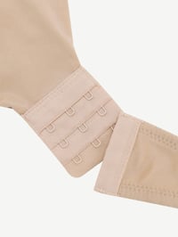 Image 5 of High Waist 30D Fabric Tummy Control Bodysuit with Nubuck Shoulder Straps