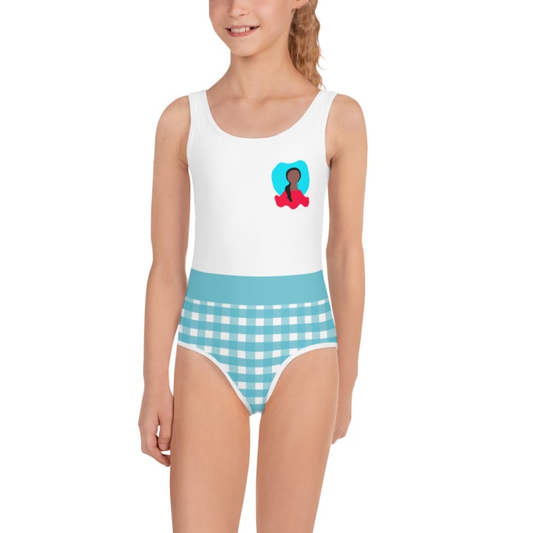 Vichy Girls Swimsuit Image 2