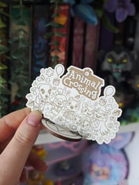 Image 1 of Standee de madera blanca animal crossing