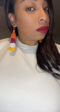 Image 1 of Combo tassel earrings 