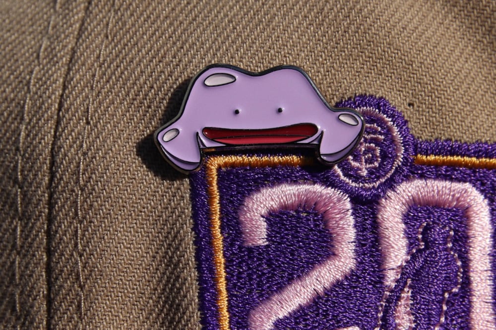 Image of Ditto Purple Peeker Pin