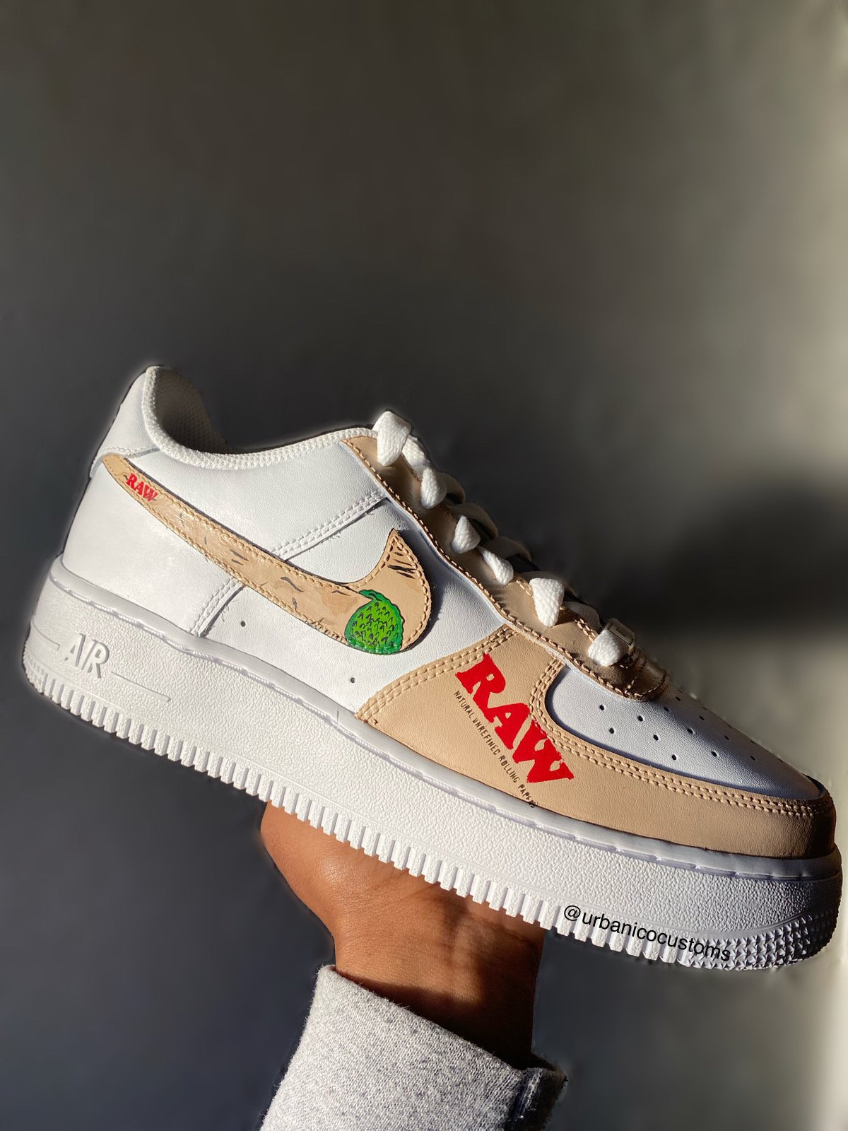 Custom Air Force 1 RAW Papers Urbanico Customs