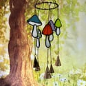Bright Mushroom Windchime 
