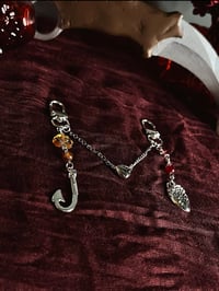 Image 1 of ‘Hooked on a heart’ keychain 