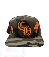 Image 1 of CHROME HEARTS CROSS PATCH BASEBALL CAP CAMO