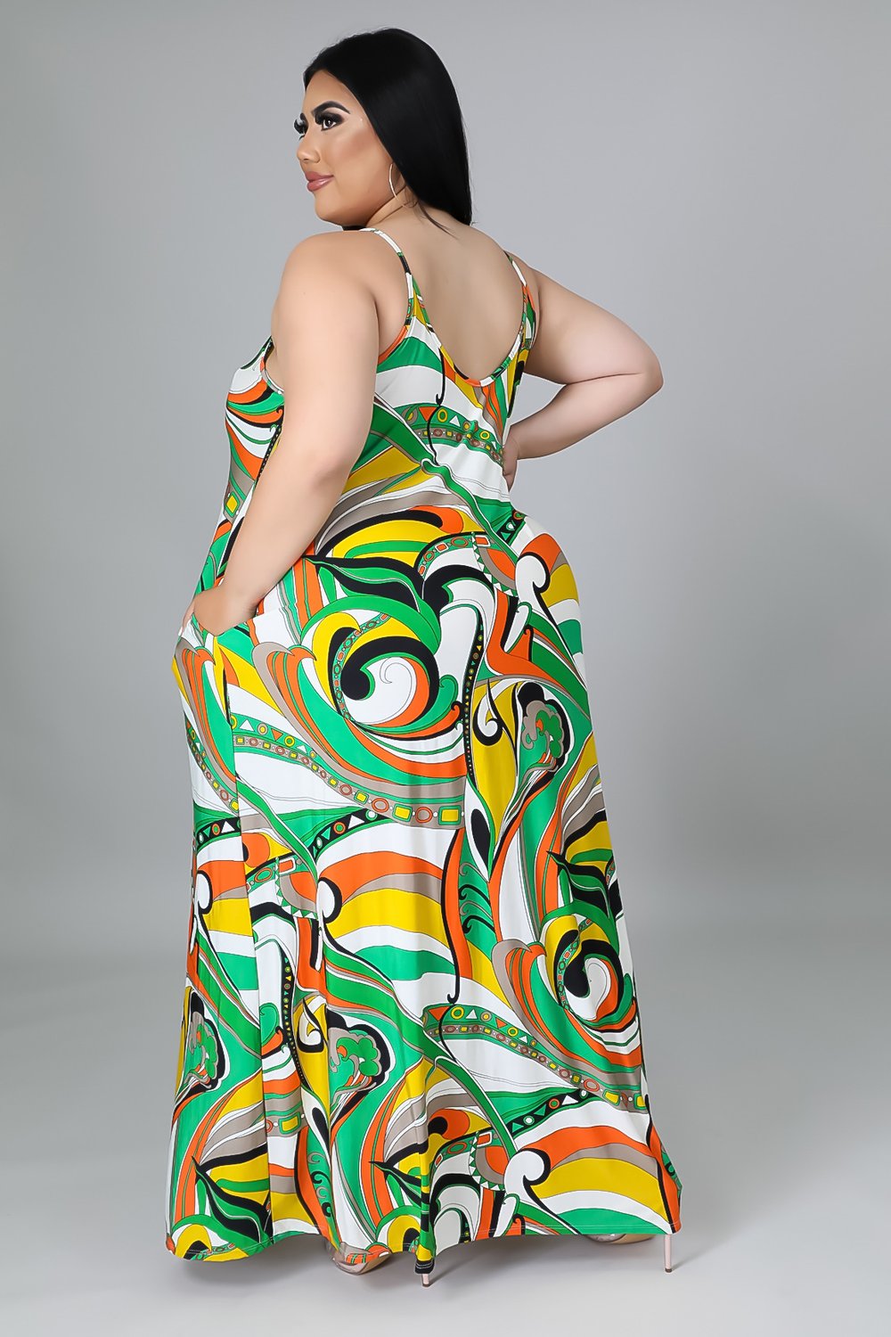 Image of SUNSET CITY PLUS DRESS