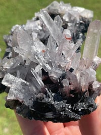 Image 11 of Specularite Quartz Points Cluster #1788
