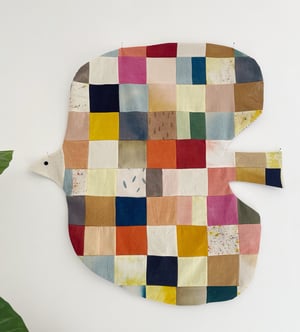 Image of Patchwork bird rug