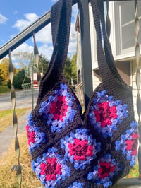 Hyper Violet Granny Square Bag