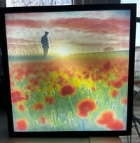 Image 1 of Rememberance Colour Lithophane In LED Backlit Box 