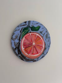 "Pink Grapefruit" - Original Acrylic