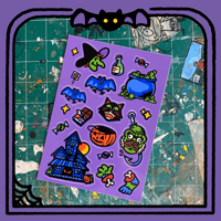 SPOOKY STICKER SHEET