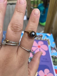 Image 3 of Hematite wire wrapped ring