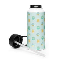 Image 2 of Stainless steel water bottle with a straw lid