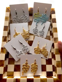 Image 2 of SNAKE DROP EARRINGS 