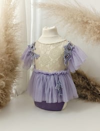 Image 1 of Photo prop | Sitter body-dress for photoshoot | Annmarie | size 9-12 months | lilac