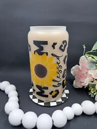 Image 1 of Blessed MOM Libbey Glass Cup