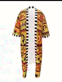 Image 3 of Geometric & Animal Print Geometric & Animal Print Open Front Top
