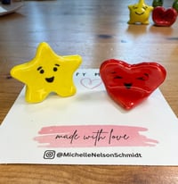 Image 1 of Love and Light Ceramic Figurines(3) - Free Shipping in Contiguous US