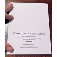 Image 5 of Watercolor Spirit Messages Individual Cards
