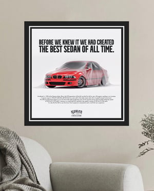 Image of E39 M5 Classic Advertisement Poster